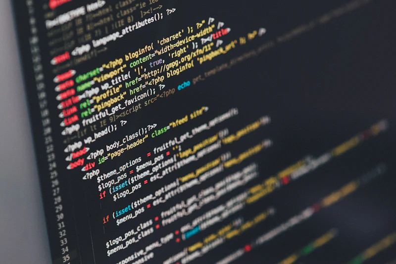 Web developer working on a responsive website design